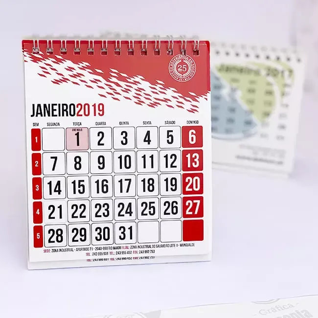 Calendários de Mesa